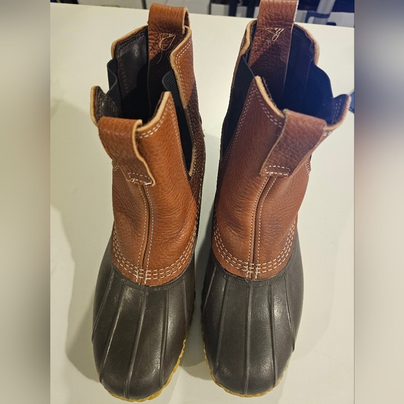L.L.Bean Mens Size 8 Bean Brown Boot - Picture 1 of 7